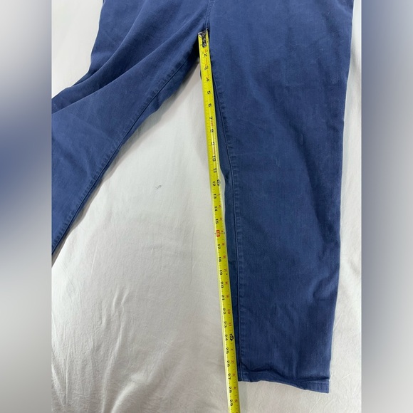 Blue Delta Pant Tapered Leg Solid Blue Work Workwear Stretch Men 39 x 27.5 - Picture 6 of 8